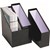 MARBIG MAGAZINE HOLDER SIMPLE STORAGE BLACK SET 3