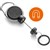 DURABLE RETRACTABLE REEL FOR SANITISER BLACK