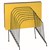 MARBIG STEP FILE WIRE ORGANISER RACK 8 SLOT LARGE BLACK