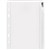 COLOURHIDE BINDERMATE PENCIL CASE A5 CLEAR