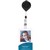 REXEL ID RETRACTABLE ID CARD HOLDER REEL LOCKABLE BLACK