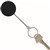 REXEL ID RETRACTABLE METAL KEY HOLDER NYLON CORD BLACK