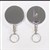 REXEL ID RETRACTABLE METAL KEY HOLDER REEL STEEL CABLE BLACK