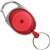 REXEL ID RETRACTABLE SNAP LOCK KEY HOLDER REEL RED