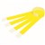 REXEL ID SERIAL NUMBER WRISTBANDS FLUORO YELLOW PACK 100