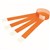 REXEL ID SERIAL NUMBER WRISTBANDS FLUORO ORANGE PACK 100