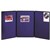 NOBO DISPLAY BOARD 3 PANEL PORTABLE 900 X 600MM BLUE