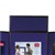 NOBO DISPLAY BOARD HEADER PANEL 250 X 600MM BLUE