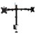 KENSINGTON SMARTFIT ERGO DUAL EXTENDED MONITOR ARM BLACK