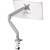KENSINGTON ONE TOUCH ADJUSTABLE SINGLE MONITOR ARM SILVER