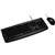 KENSINGTON PRO FIT WIRED KEYBOPARD AND MOUSE SET WASHABLE BLACK