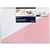 QUARTET GEO WHITEBOARD 580 X 430MM PINK