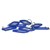 REXEL KEY CABINET SPARE KEY TAGS 50 X 20MM BLUE PACK 10