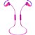 MOKI OCTANE SPORTS BLUETOOTH EARPHONES PINKPURPLE
