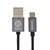 MOKI SYNCHARGE BRAIDED CABLE USBA TO MICROUSB 900MM BLACK