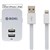 MOKI WALL CHARGER AND SYNCHARGE CABLE USBA TO LIGHTNING 150MM WHITE