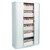 AVERY 20261OGA20126 TAMBOUR CABINET LATERAL FILING PACKAGE 5 SHELVES 1980 X 1200 X 500MM OYSTER GREY