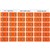 AVERY 43303 LATERAL FILE LABEL SIDE TAB C COLOUR CODE 25 X 38MM ORANGE PACK 180
