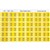 AVERY 43305 LATERAL FILE LABEL SIDE TAB E COLOUR CODE 25 X 38MM YELLOW PACK 180