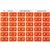 AVERY 43316 LATERAL FILE LABEL SIDE TAB P COLOUR CODE 25 X 38MM DARK ORANGE PACK 180