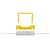 AVERY 44009Y TUBECLIP FILE FASTENERS YELLOW BOX 100