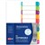 AVERY 922004 L741110 CUSTOMISABLE TABLE OF CONTENTS COLOURED DIVIDER 110 TAB A4