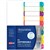 AVERY 922008 L741110 CUSTOMISABLE TABLE OF CONTENTS DIVIDERS 110 TABS LANDSCAPEPORTRAIT SET 6