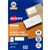 AVERY 936109 J8157 ADDRESS LABELS INKJET 33UP WHITE PACK 25