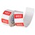 AVERY 937338 REMOVABLE DAY LABEL WEDNESDAY 40 X 40MM REDWHITE BOX 500