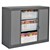AVERY 20262GRA10123 TAMBOUR CABINET LATERAL FILING PACKAGE 2 SHELVES 1000 X 1200 X 500MM GRAPHITE RIPPLE