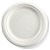 BIOPAK BIOCANE ROUND PLATE 180MM WHITE PACK 125