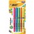 BIC BRITELINER GRIP HIGHLIGHTER PEN STYLE CHISEL ASSORTED PACK 5