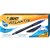 BIC ATLANTIS COMFORT RETRACTABLE BALLPOINT PEN 12MM BLUE BOX 12