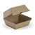 BIOPAK BIOBOARD BURGER BOX BROWN PACK 50