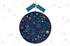 CHRISTMAS CARD VIBRANT BAUBLES