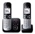 PANASONIC TWIN HANDSET PHONE BLACK