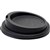BIOPAK BIOCUP PS CUP LID LARGE 90MM BLACK PACK 50