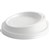 BIOPAK BIOCUP PS CUP LID LARGE 90MM WHITE PACK 50