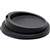 BIOPAK BIOCUP PLA CUP LIDS LARGE 94MM BLACK PACK 50