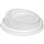 BIOPAK BIOCUP PLA CUP LID SMALL 83MM WHITE PACK 50