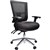 BURO METRO II 247 TASK CHAIR MEDIUM MESH BACK 3LEVER POLISHED ALUMINIUM BASE ARMS BLACK