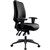 BURO TIDAL CHAIR MEDIUM BACK ARMS BLACK