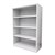 STEELCO OPEN BOOKCASE 3 SHELF 1320 X 900 X 400MM WHITE SATIN