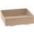 BIOPAK BIOBOARD CATERING TRAY BASE EXTRA SMALL BROWN PACK 100