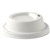 BIOPAK SUGARCANE BIOCUP LIDS SMALL 80MM WHITE PACK 50