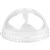 BIOPAK COLD PAPER PET CUP DOME SLOT LID 90MM CLEAR PACK 100