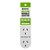 THE BRUTE POWER CO DOUBLE ADAPTOR VERTICAL WITH SURGE PROTECTION