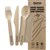 BIOPAK CUTLERY SET WOODEN 160MM PACK 400