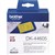 BROTHER DK44605 REMOVABLE CONTINUOUS PAPER LABEL ROLL 62MM X 3048MM YELLOW