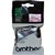 BROTHER ME31 NON LAMINATED LABELLING TAPE 12MM BLACK ON PINK